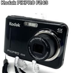 Kodak PIXPRO FZ43 黒 平成レトロ ブラック デジカメ 動作品 - メルカリ