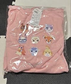 あつまれどうぶつの森 パーカー 集合 新品 Lサイズ ピンク あつ森
