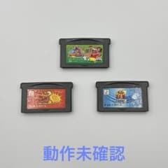 ゲームボーイアドバンス カセットまとめ売り3点 動作未確認 ジャンク