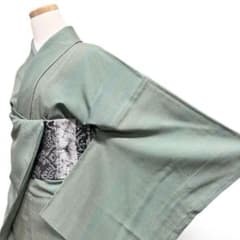 未着用 小紋 身丈163 裄65 縦縞 よろけ縦縞 正絹 着物 023b p - メルカリ