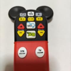 ミッキーマウス ディズニー リモコン TV,STB専用 抗菌加工 おしゃべり