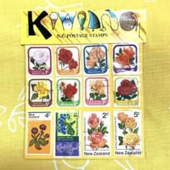 ニュージーランド 使用済切手 花柄 12枚セット - メルカリ