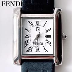 フェンディ FENDI 腕時計 美品 稼働品 動作品 ズッカ レザーベルト