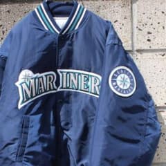 USA製 90's スターター シアトル マリナーズ 良質生地 古着 スタジャン
