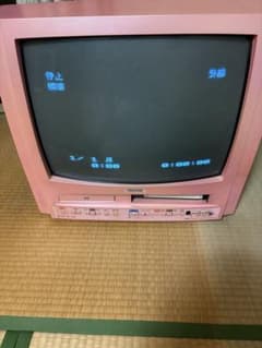 ピンク レトロ ブラウン管 テレビ - メルカリ