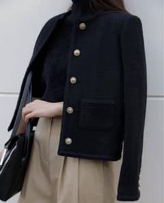 ちっころ様 na.e The Tweed Jacket ツイードジャケット - メルカリ