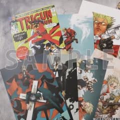 トライガン 内藤泰弘 カラーポートフォリオ 36枚セット TRIGUN 複製