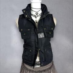 00s y2k archive ギミック ベスト スタッズ デッドストック 黒 - メルカリ