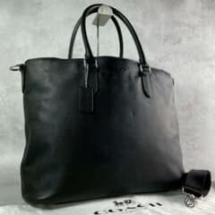 極美品 コーチ ベケット 2way トートバッグ ビジネス A4可 レザー 黒