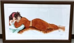 いのまたむつみ みなみかぜ アールビバン 特大 版画 直筆サイン 菅生