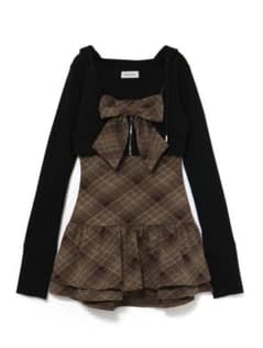 bubbles チェックパーカーワンピース Mサイズ - メルカリ