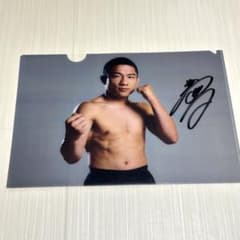 堀口恭司 直筆サイン入り クリアファイル RIZIN - メルカリ