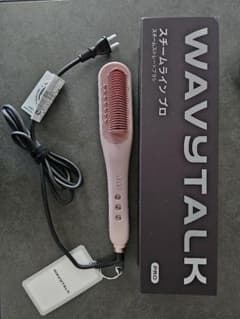 WAVYTALK スチームアイロンプロ ピンク ストレートヘアアイロン - メルカリ