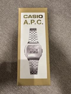 カシオ × A.P.C. デジタル腕時計 A1000ACD-7JR ゴールド - メルカリ