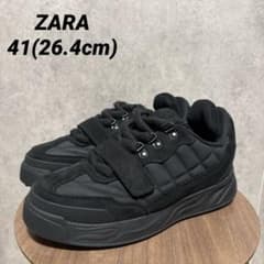zara ボリュームスケートスニーカー 41 26.4cm - メルカリ