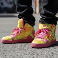 アディダスadidas ジェレミー・スコット ハイカット スニーカー