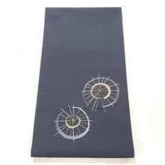 帯6527 ○高級 正絹 ぜんまい紬 袋帯 番傘 - メルカリ