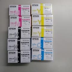 EPSON GJIC8 インクカートリッジ セット - メルカリ