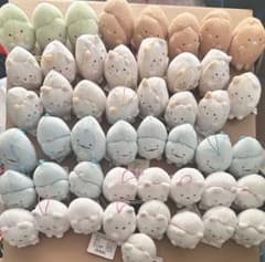 すみっコぐらし うつぶせマスコット ナムコ 61個 ばんざいマスコット48