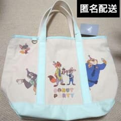 ズートピア トートバッグ ディズニーストア ニック ジュディ 10th