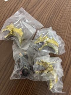 一番くじ ゴジラ モンスターヘッドマグネット キングギドラ3個 ヘドラ