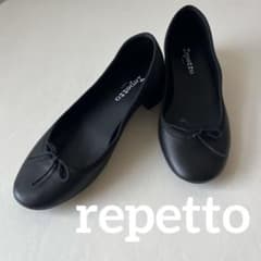 極美品】レペット カミーユ バレエシューズ ブラック 35.5 牛革 - メルカリ
