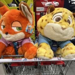 コストコ ディズニー ぬいぐるみ ズートピア2 ニック クロウハウザー