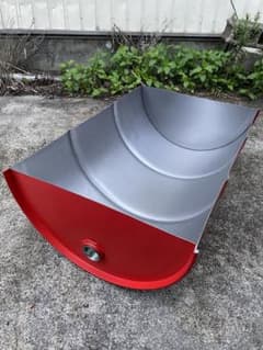 ドラム缶 半切り 縦切り半分 無加工 - メルカリ