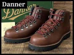 新品 ダナー トレイルフィールド レザー トレッキング ブーツ 茶 25.5