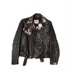 archive y2k punk 90s 本革 鋲ジャン ライダースジャケット - メルカリ