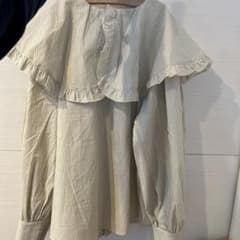 JEANASIS 2wayフリルBIGカラーブラウス - メルカリ