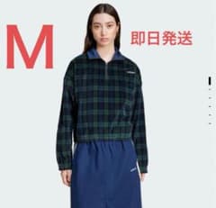 IX1054 コーデュロイ タータン ハーフジップトップ adidas M - メルカリ