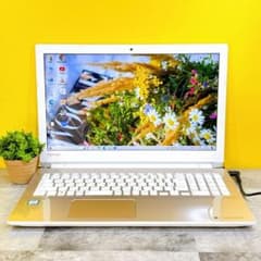 美品✨ⅰ7✨SSD512搭載で快適✨おしゃれゴールド❣フルHD 薄型 カメラ