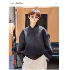 THE SHISHIKUI シシクイ WOOL JAK ネイビー - メルカリ