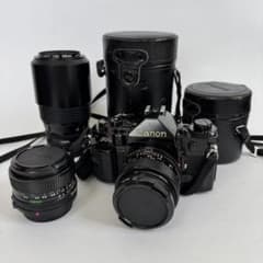 ジャンク】Canon A-1 ＆ FDレンズ3本セット（50mm F1.4他） - メルカリ