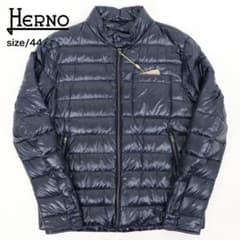 新品未使用 HERNO Resort ライダースウルトラライトダウンブルゾン44