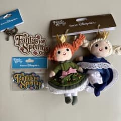 ディズニーシー ファンタジースプリングス アナ雪 ぬいぐるみチャーム