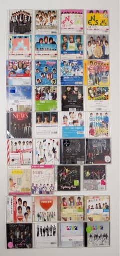 NEWS初期シングルアルバム初回盤通常盤全36枚(新品6枚)セット9人→6人