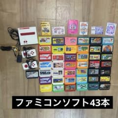 ファミリーコンピュータ ファミコン ソフト 43本セット まとめ売り