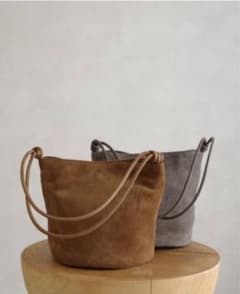 meilmada バッグ 牛革 レザー スエード2wayショルダーバッグ - メルカリ