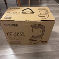 取扱説明書なし 未使用 ツインバード パワフルミキサー レッド KC-4859
