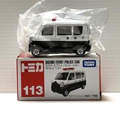 トミカ 113 スズキ エブリイ パトロールカー - メルカリ