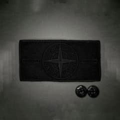 未使用】STONE ISLAND ストーンアイランド タグ ワッペンボタン付き