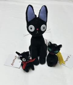 ジブリパーク 魔女の谷エリア限定 ジジ&先輩ネコ&黒猫ぬいぐるみセット