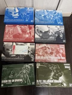 HG RG プレバン限定ザク8種 フルアーマガンダムジムスパルタンRGザク