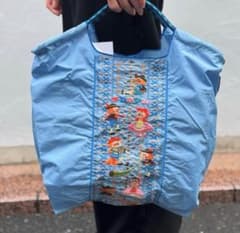ボールアンドチェーン チロリアン 千鳥屋 エコバッグM ブルー - メルカリ