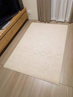 新品】unico ラグ アランニット 110×160 - メルカリ