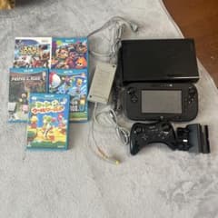 Wii U 本体 + ゲームソフト 5本セット - メルカリ