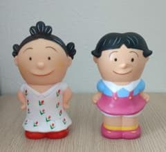 サザエさん・ワカメちゃん ソフビ貯金箱 - メルカリ