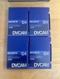 SONY DVCAM テープ PDV-124N 4本セット中古 使用僅少 - メルカリ